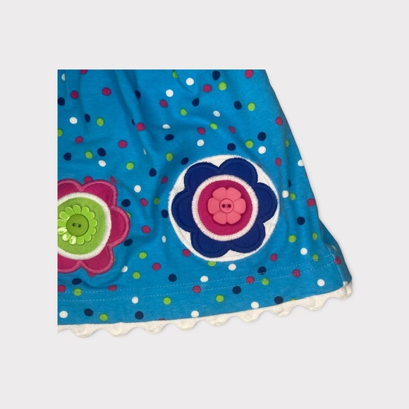 Molly & Millie Mixed Prints Button Top - Picture 3 of 5